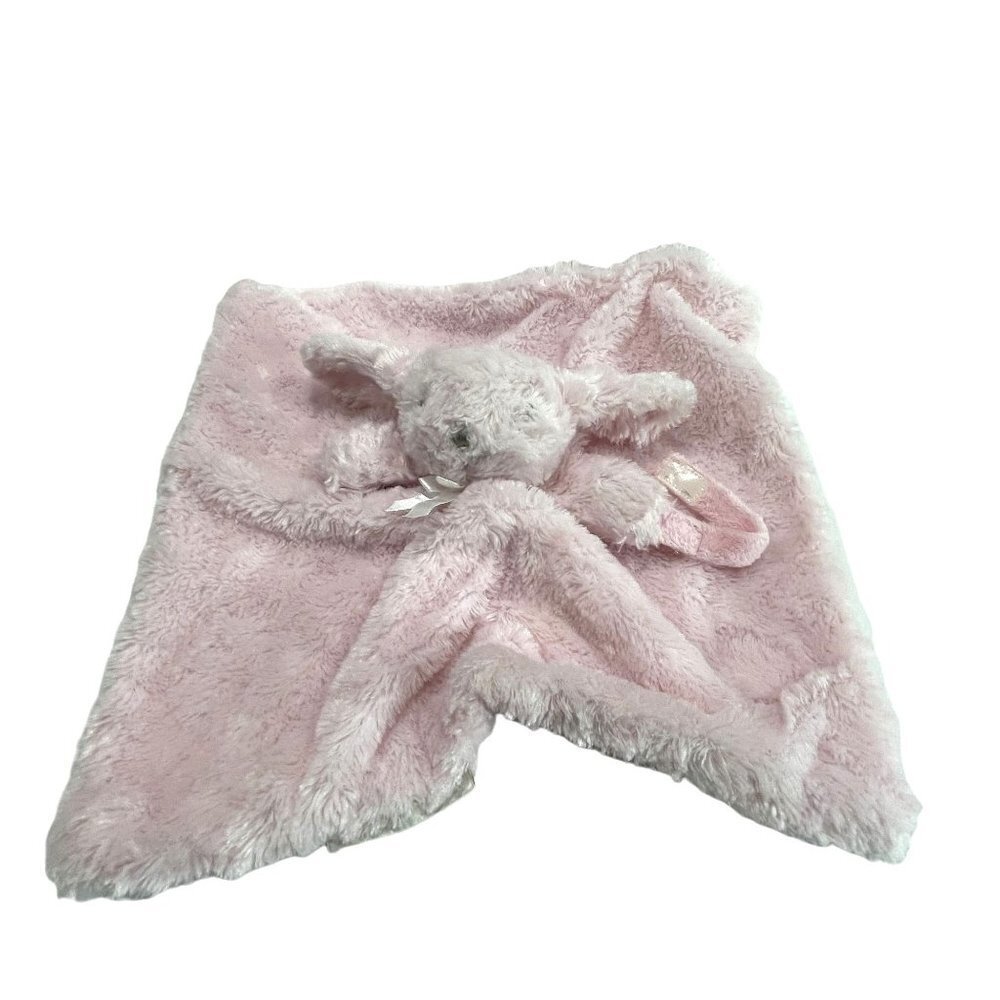 Blankets & Beyond Pink‎ Puppy Dog Security Blanket Nunu Lovey Pacifier Holder